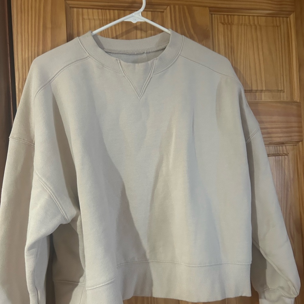 Women’s Cream Sweater - Picture 2 of 3